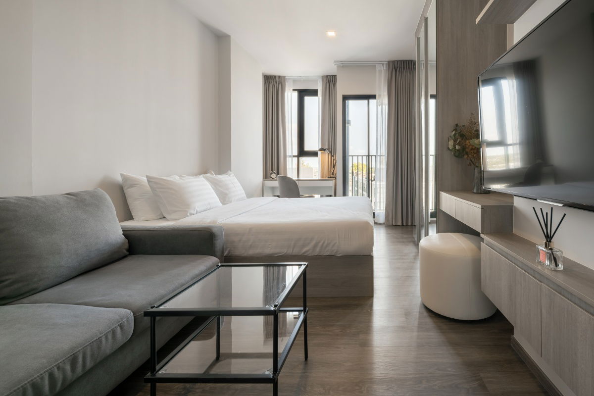 ✅𝘾𝙤𝙣𝙙𝙤 𝙁𝙤𝙧 𝙍𝙚𝙣𝙩 (Accept a minimum 6-month contract) Studio Notting Hill Rayong City by Hampton 🔥