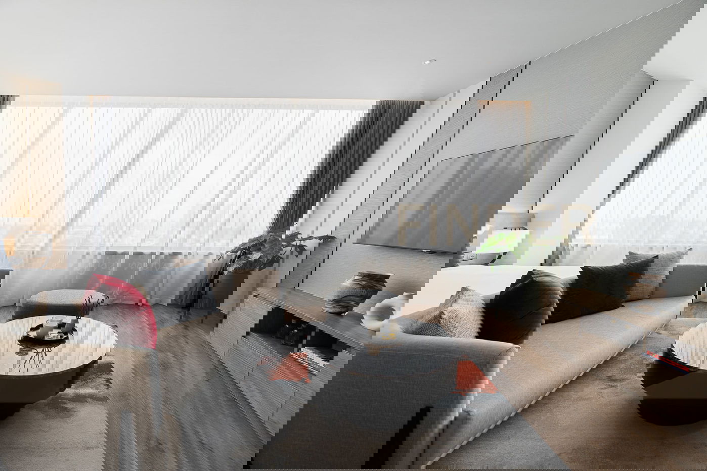 曼谷沙吞雅诗阁大使馆服务公寓 HF-8490 1 间卧室，出租