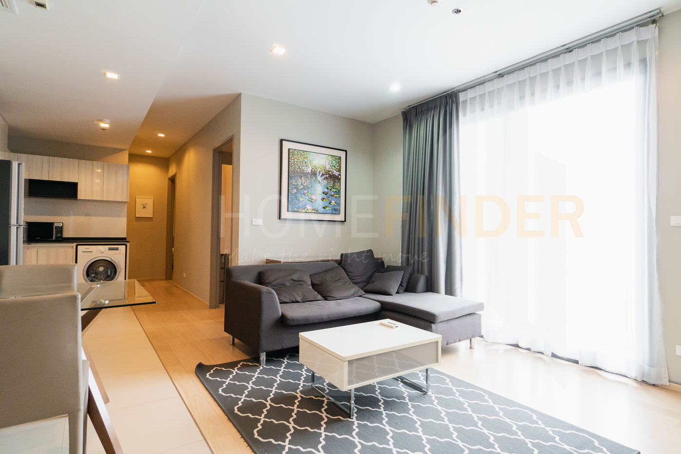 HQ by sansiri 2 ห้องนอน, ให้เช่า