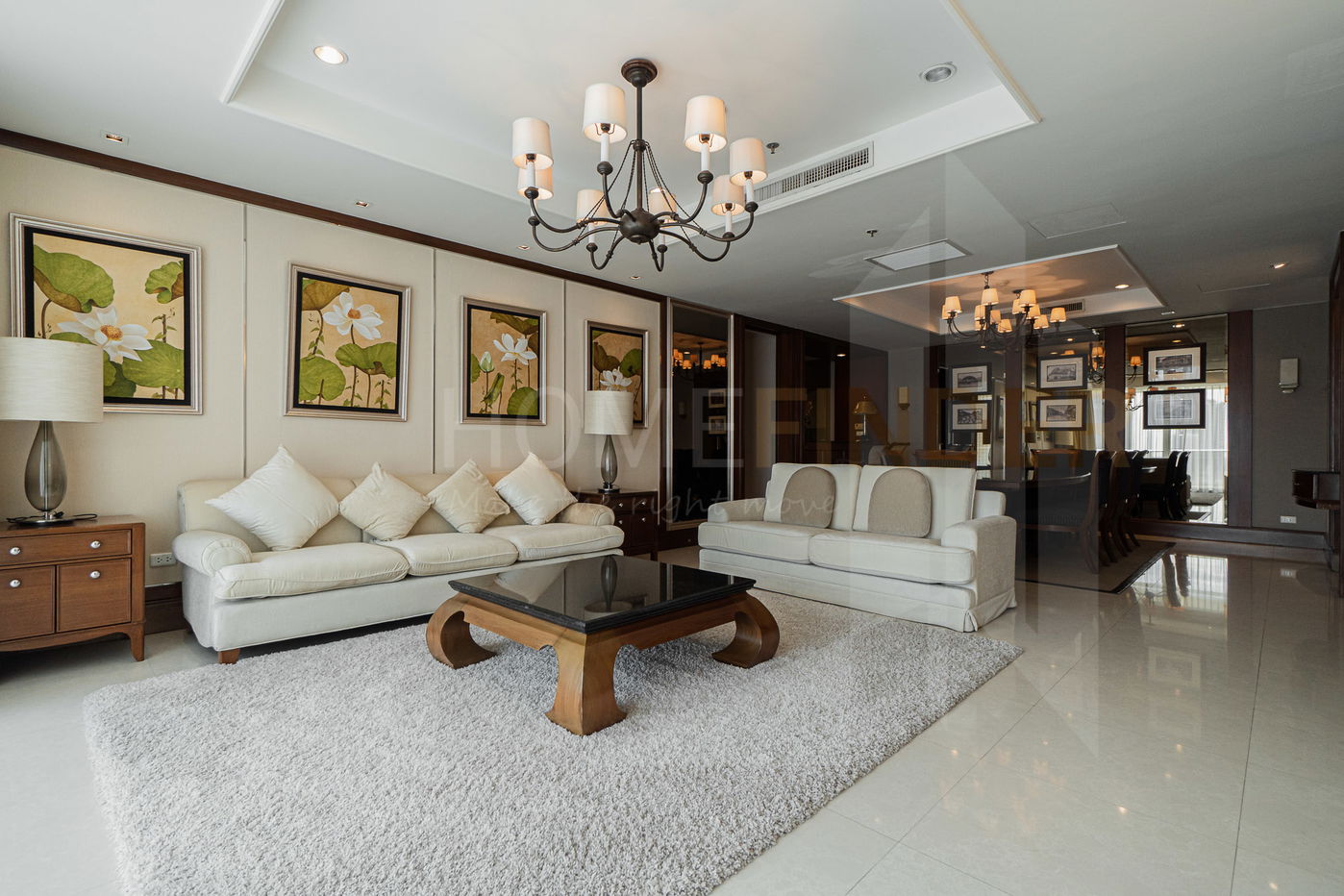 Chamchuri Square Residence 3 bedrooms, for rent