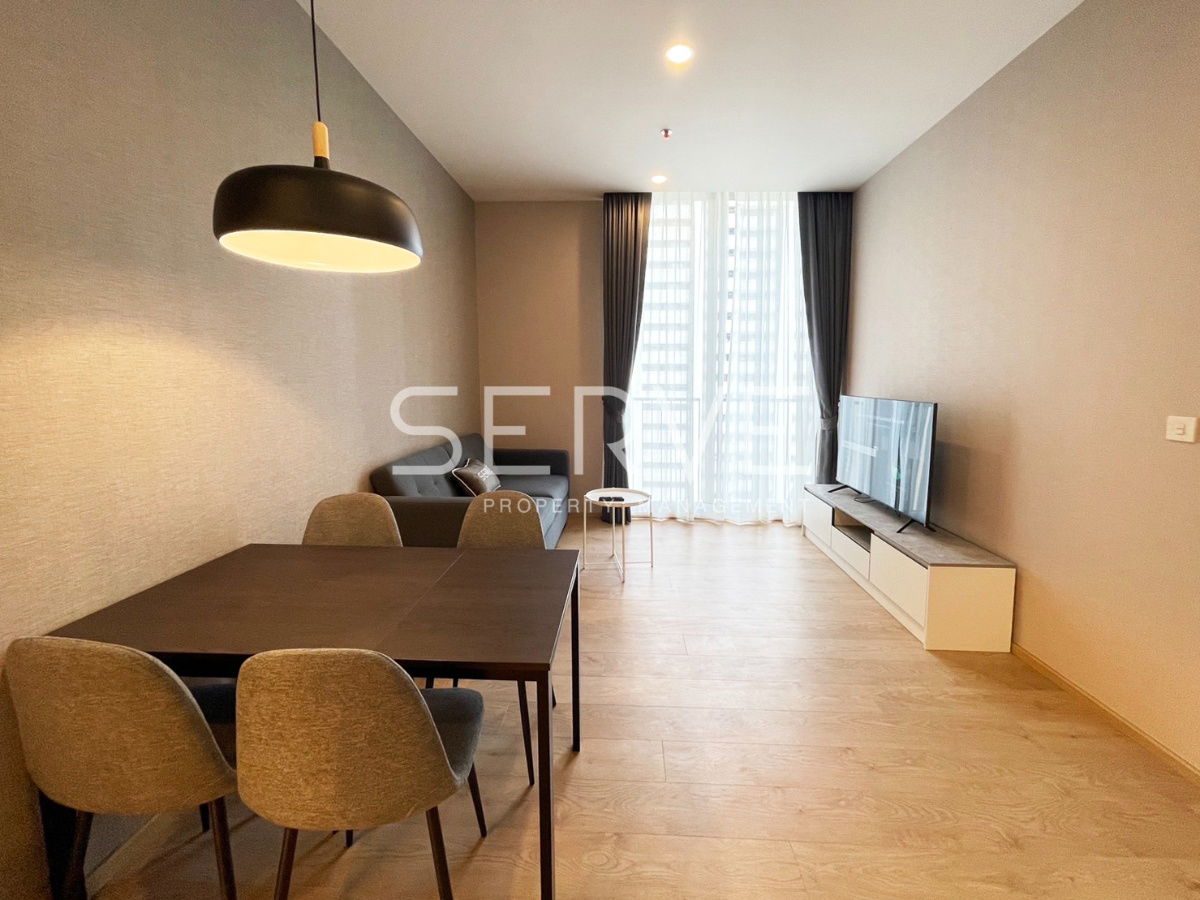 🔥🔥2 Beds 2 Baths Large Room Good Location Close to BTS Asok & MRT Sukhumvit 550 m. at Noble BE19 Condo / For Rent