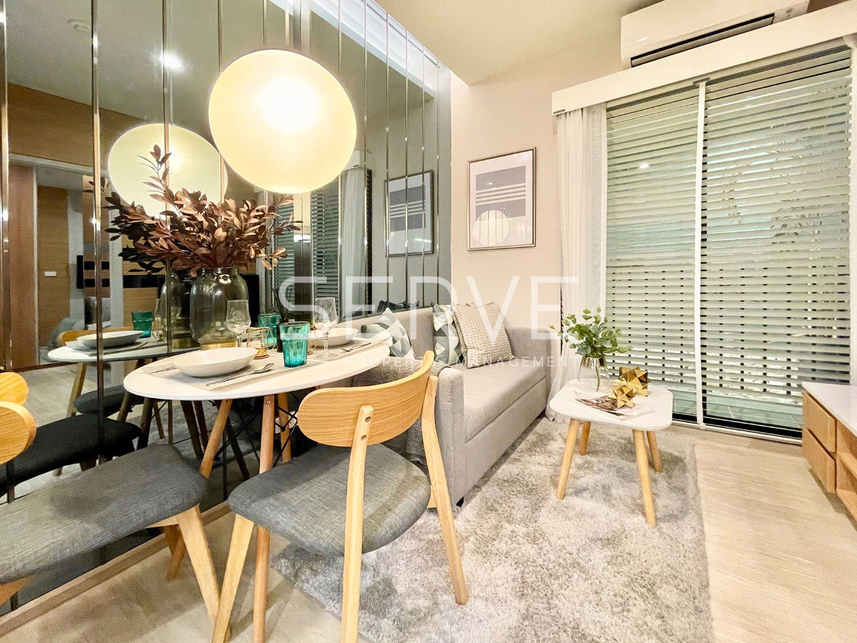 🔥🔥1 Bed ตกแต่งสวย ห้องใหม่ & คอนโดใหม่ ทำเลดี ติดเซ็นทรัลพลาซาบางนา คอนโด NUE Noble Center Bangna / เช่า