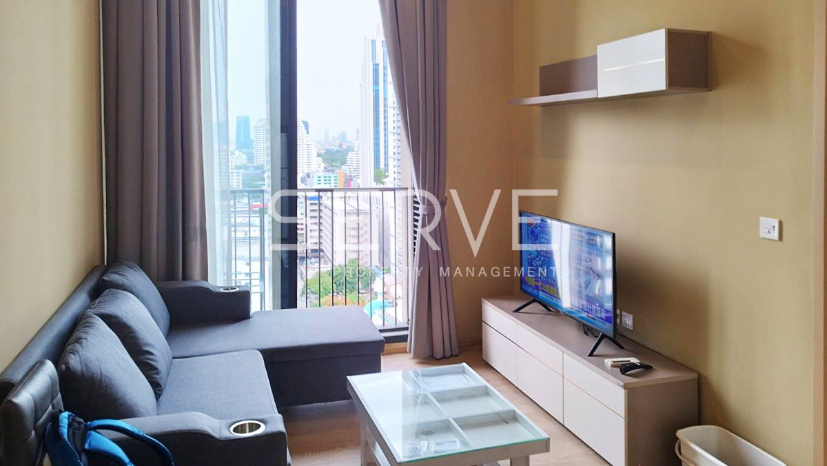 🔥1 Bed Nice Room High Fl. 15+ Good View & Good Location Close to BTS Asok & MRT Sukhumvit 550 m. at Noble BE19 Condo / For Rent
