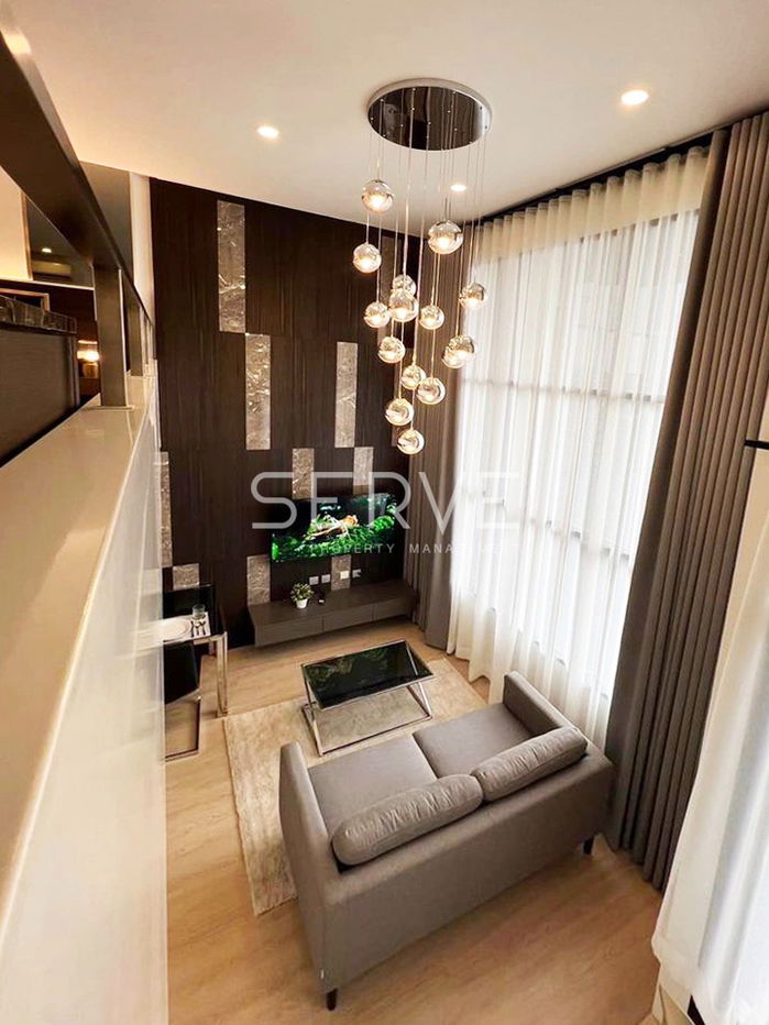 🔥Duplex 1 Bed Modern Style Super High Fl. 40+ Best View Good Location Close to BTS Chong Nonsi 600 m. at Knightsbridge Prime Sathorn Condo / For Rent