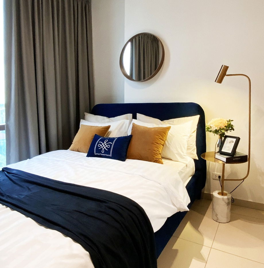 大 2 卧室出租，61 平方米，每月仅需 45,000 泰铢！