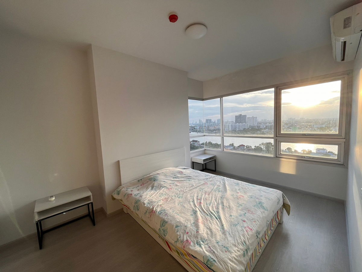 For Rent, 1-bed Chapter One Shine Bangpo (new) 19 floor, 44.85 sq m, River view 🆔 line: ey_annie