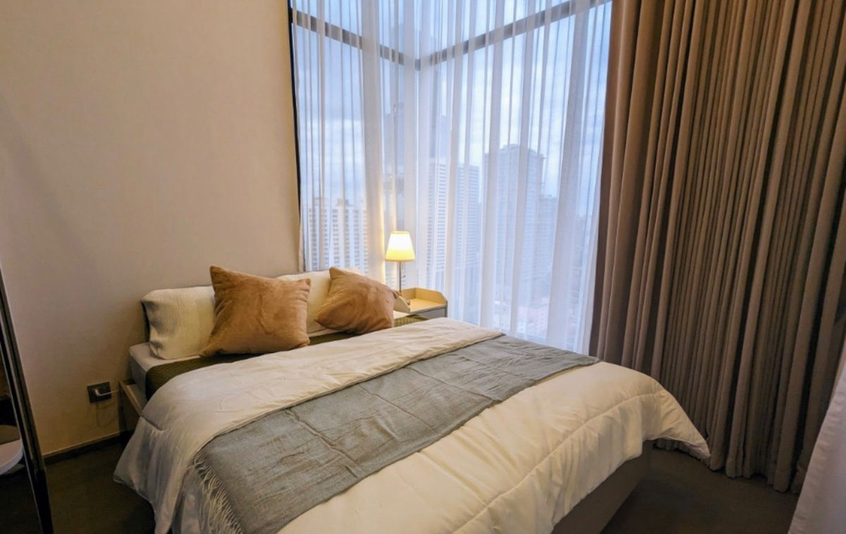 For rent, Park Origin Ratchathewi, dupex room, beautiful, ready to move in, near BTS Ratchathewi, interested, contact Line @841qqlnr