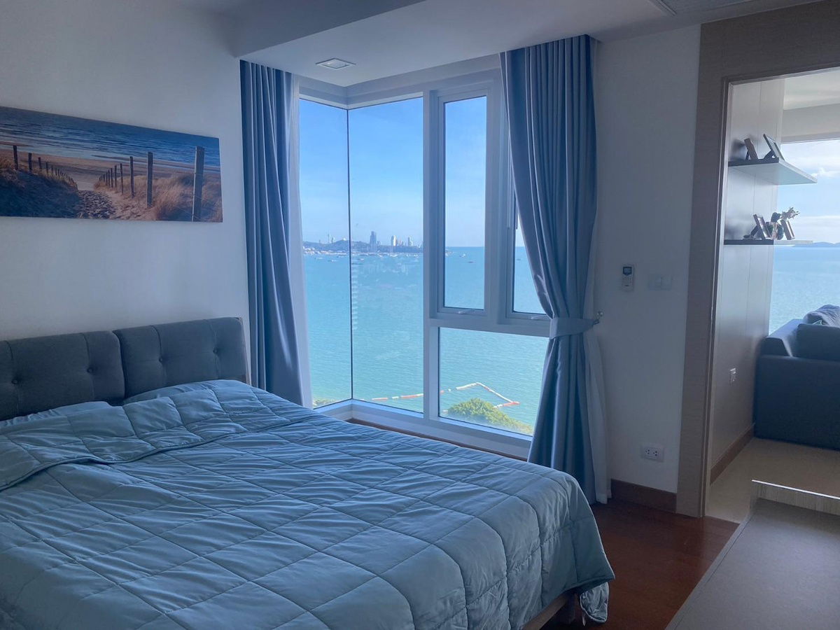 For rent condo The Palm wongamat beach2 beds (S03-1445)