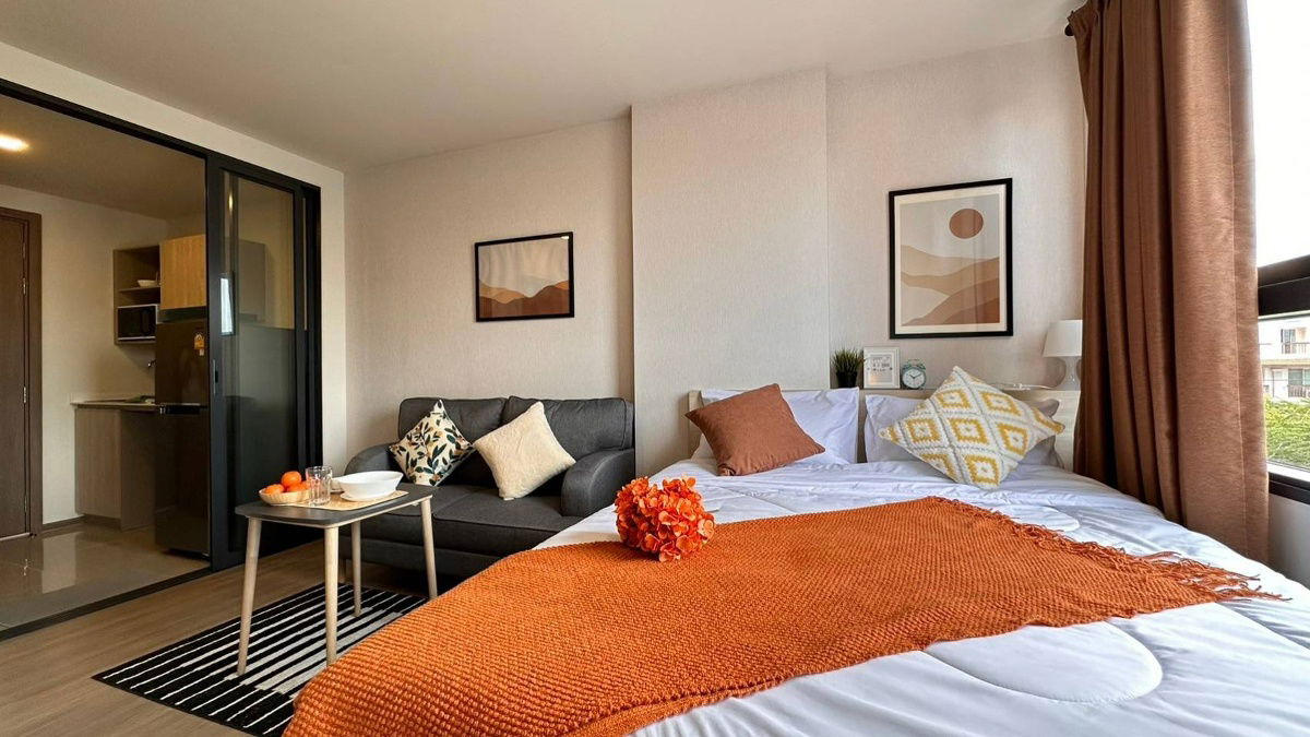 Condo for rent at The Muve Bangna  Make an appointment to view👉Line: @propertybkk2