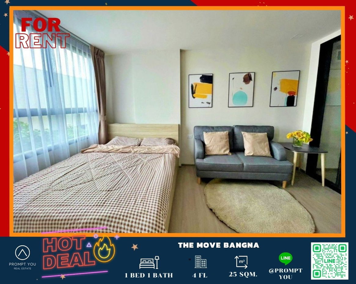 🔥The Muve Bangna 🔥 Nicely decorated , Fully furniture , ready to move in //Ask more info Line official: @Promptyou11