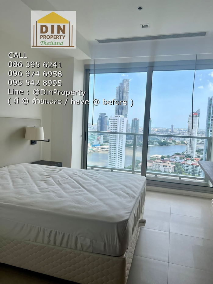 Rent The River  2+1  Bed Near Sathorn BTS Saphan Taksin BTS Krungthonburi ICONSIAM Charoen Nakhon Road