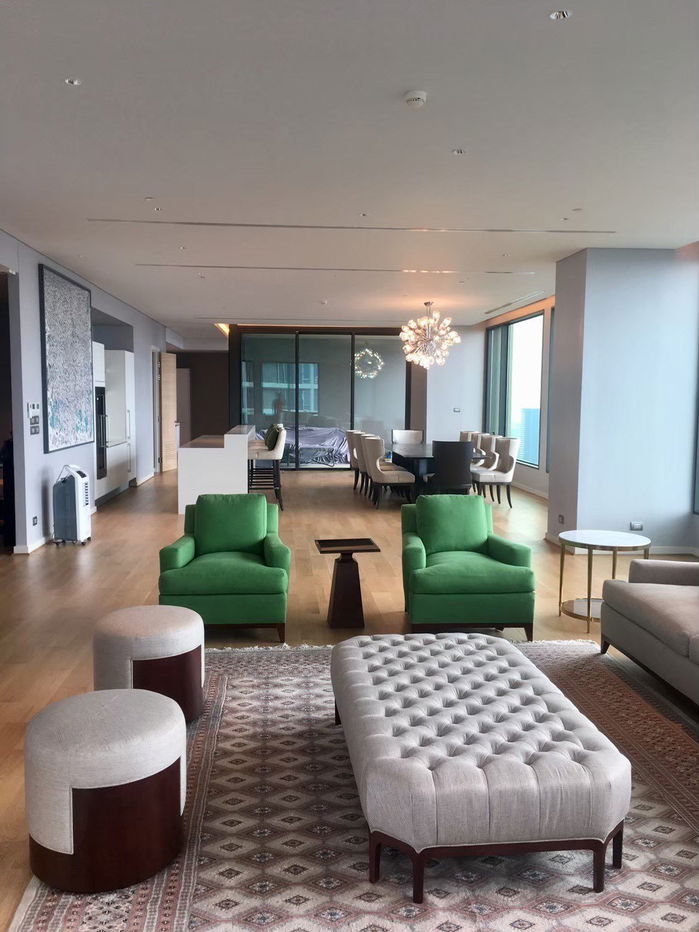 LTHC8501 €“ Penthouse at Sindhorn Residence Condo FOR RENT 3 bedrooms 3 bathrooms 347 Sq.M. nearby Chid Lom BTS ONLY 380,000 THB/MONTH