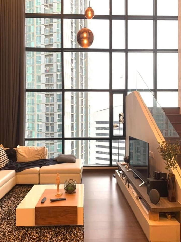 LTH5846 - Ivy Ampio FOR RENT 3 beds 3 baths size 136 Sq.M. Near MRT Thailand Cultural Centre station ONLY 120k/Month