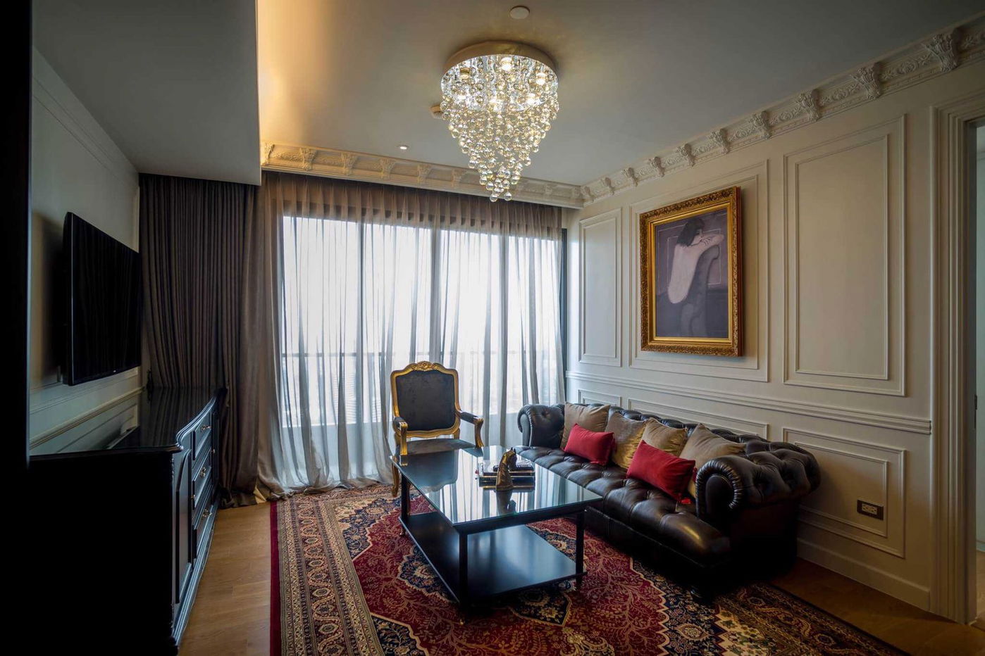 LTH3372 -Mini Luxury Penthouse FOR RENT at Sukhumvit 24 area 3 beds size 110 Sq.M. Nearby BTS Phrom Phong station ONLY 125k/Month