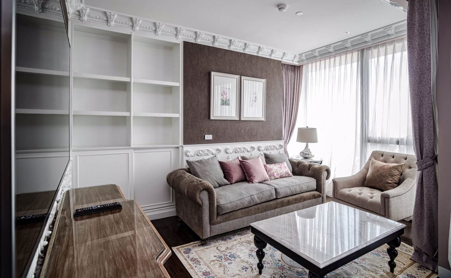 LTH3872 -Mini Penthouse FOR RENT at Sukhumvit 24 3 beds 2 baths size 126 Sq.M. Nearby BTS Phrom Phong station ONLY 138k/Month