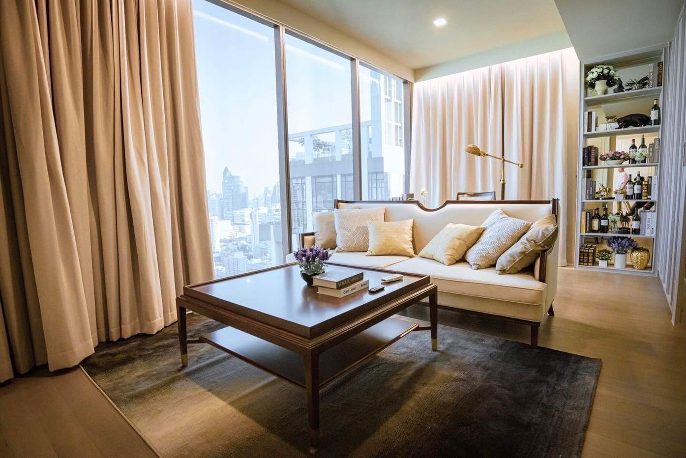LTH5694 - Penthouse type at Celes Asoke FOR RENT 3 beds 2 baths size 134 Sq.M. Nearby MRT Sukhumvit station ONLY 270k/Month