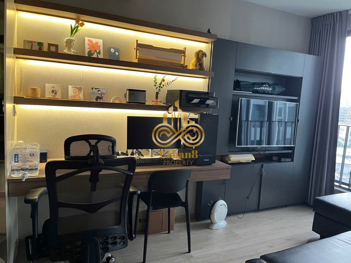 Ideo q chula : 1 bedroom  34.5 sq.m., city view, MRTsamyan 200m. ,Close To Chula / Triamudom.