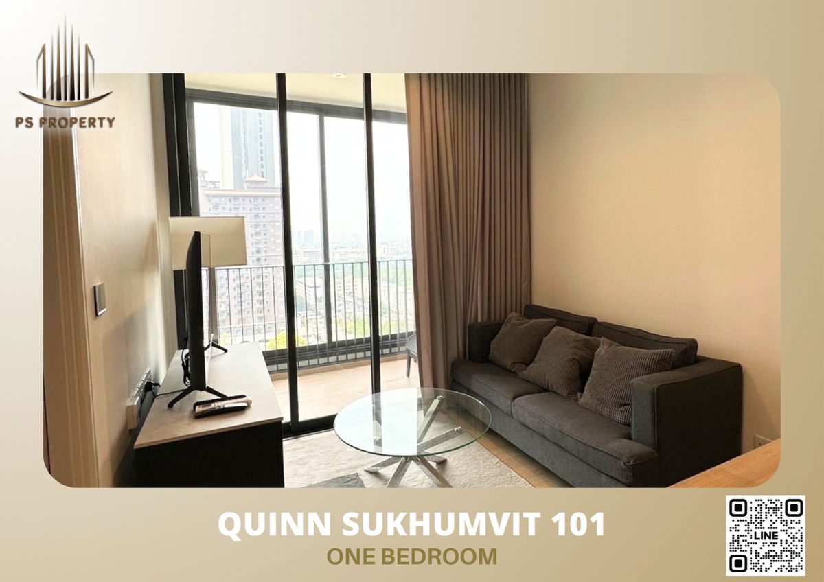 ✨📣For Rent Quinn 101 📌Spacious room, good price, fully furnished and electrical appliances, near BTS Punnawithi 🚆💫