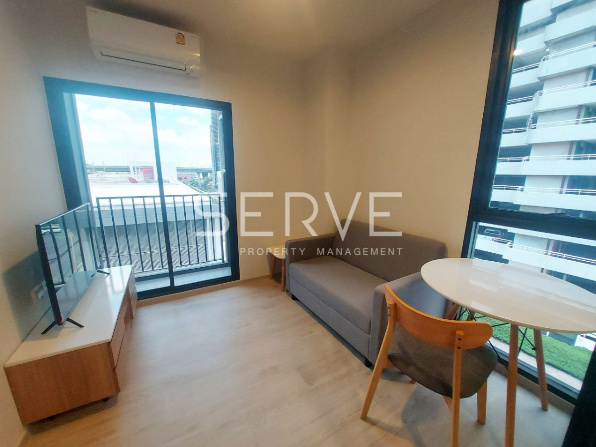 🔥1 Bed 1 Bath Fully furnished New Condo Good Location Next to Central Bangna at NUE Noble Centre Bangna Condo / For Rent