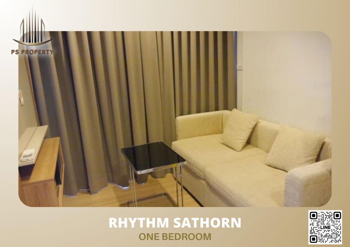 For rent 🦋Rhythm Sathorn🦋 Beautiful room, city view, complete furniture and electrical appliances 🚆Near BTS Saphan Taksin Station 150 meters.