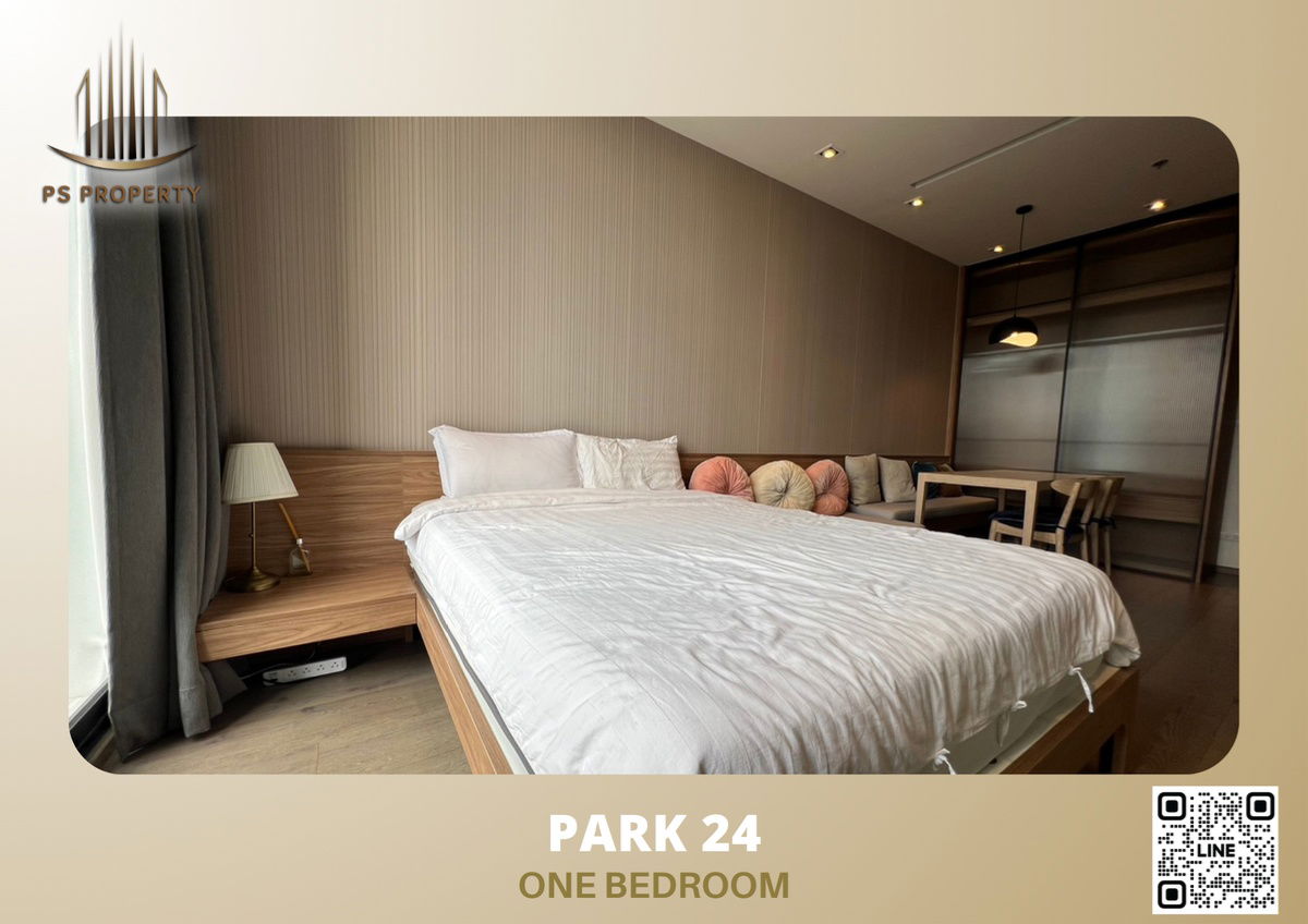 💥📣 For rent, Park Origin Phrom Phong, beautiful room, fully decorated with furniture and electrical appliances, near BTS Phrom Phong 🚆💥