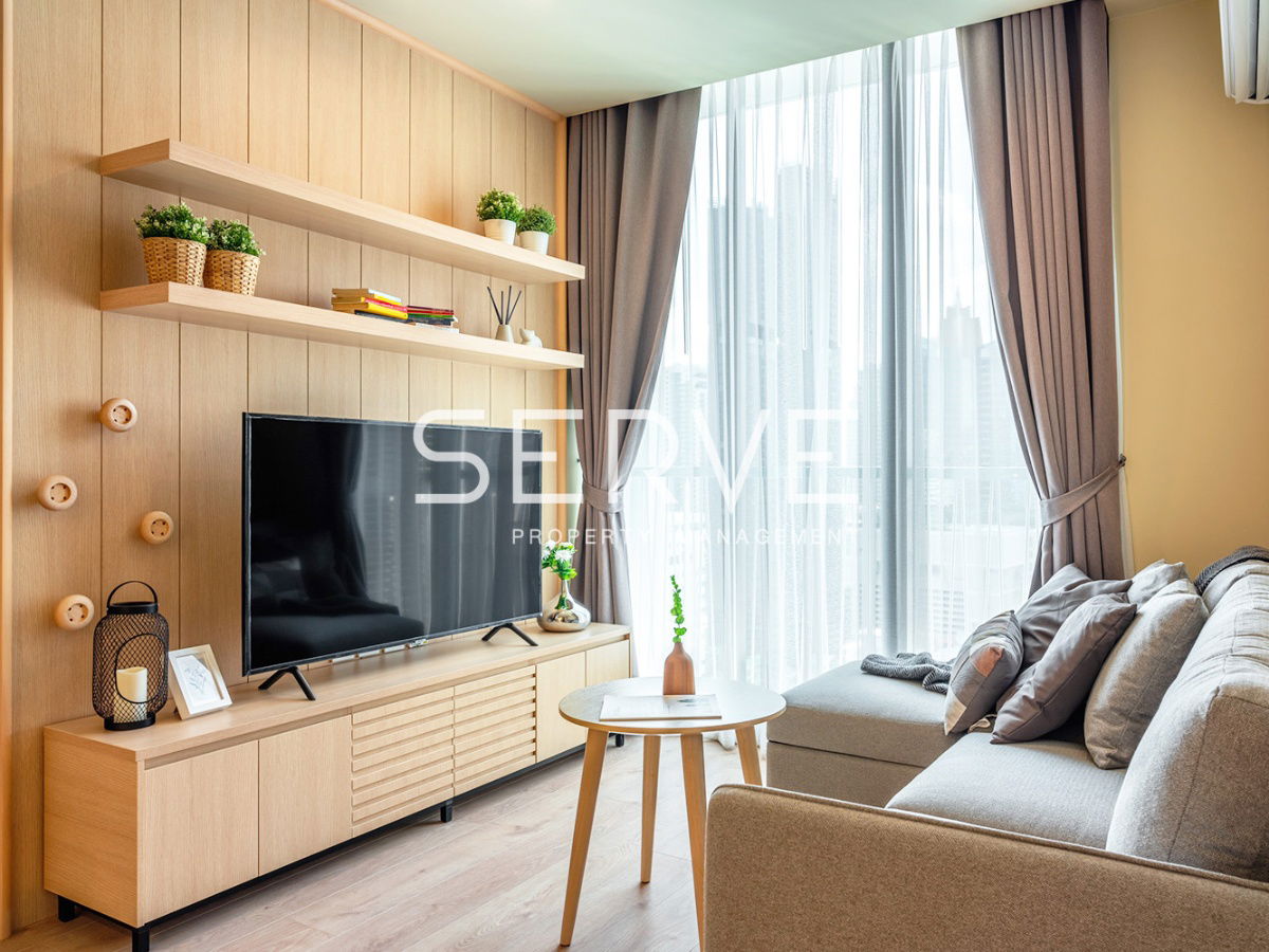🔥Minimal Style 2 Beds High Fl.20+ Unblock View Good Location BTS Asok & MRT Sukhumvit 550 m. at Noble Recole Sukhumvit 19 Condo / For Rent