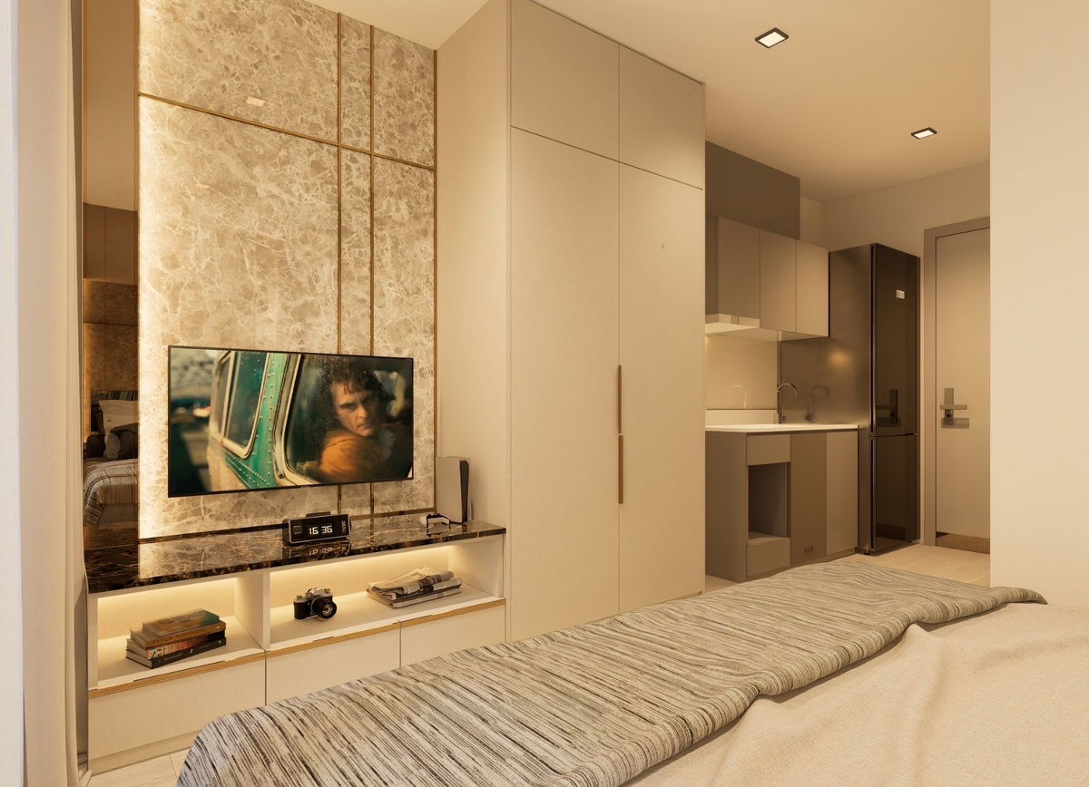 🔥🔥 For Rent Life Asoke rama9 27 sqm 🔥🔥