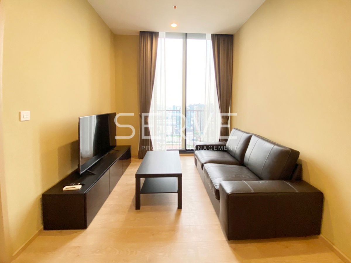 🔥1 Bed Super High Fl. 35+ Good view BTS Asok & MRT Sukhumvit 550 m. at Noble BE19 Condo / Condo For Rent
