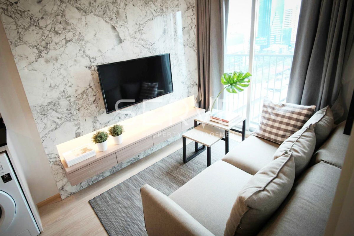 🔥1 Bed Nice Room & Nice Location MRT Thailand Cultural Center 80 m. Close to The Esplanade at Noble Revolve Ratchada 1 Condo / For Rent