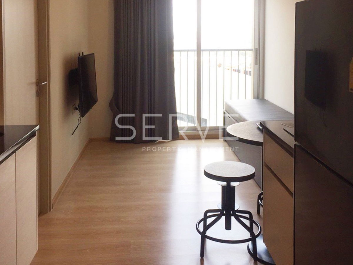 🔥Corner Room 1 Bed High Fl. 10+ Good Location Next to MRT Thailand Cultural Centre 80 m. at Noble Revolve Ratchada 2 Condo / For Rent