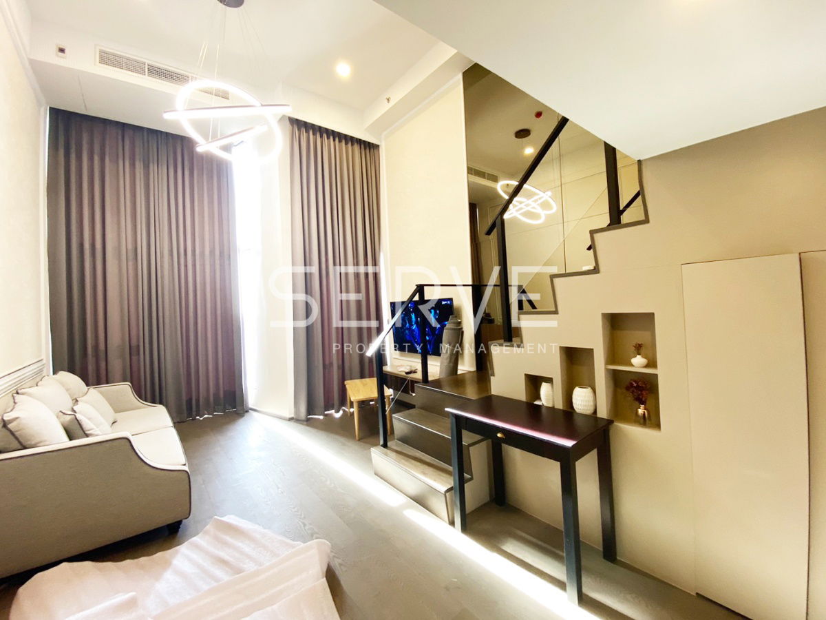 🔥Loft 1 Bed Nice Decoration High Fl. 20+ Newest High Rise Condo BTS Ratchathewi 400 m. at Park Origin Ratchathewi Condo / For Rent