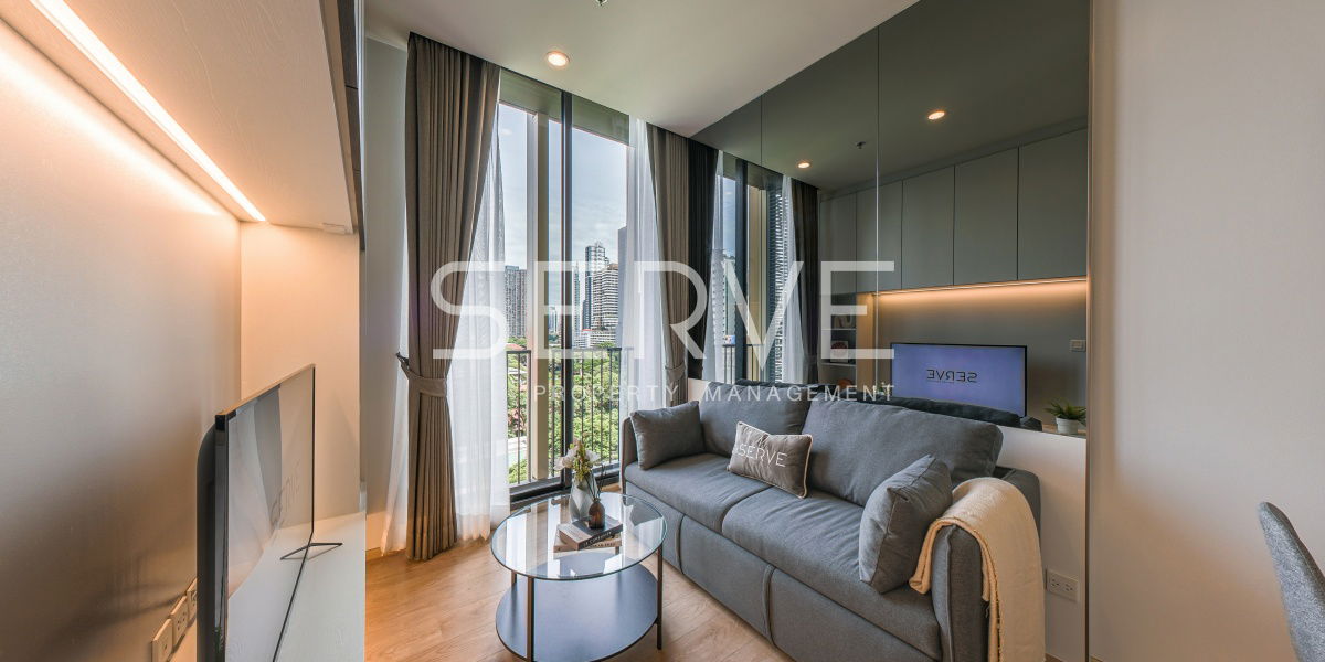 🔥31K🔥-Modern Style 1 Bed Good Location Close to BTS Asok & MRT Sukhumvit 550 m. at Noble BE19 Condo / For Rent