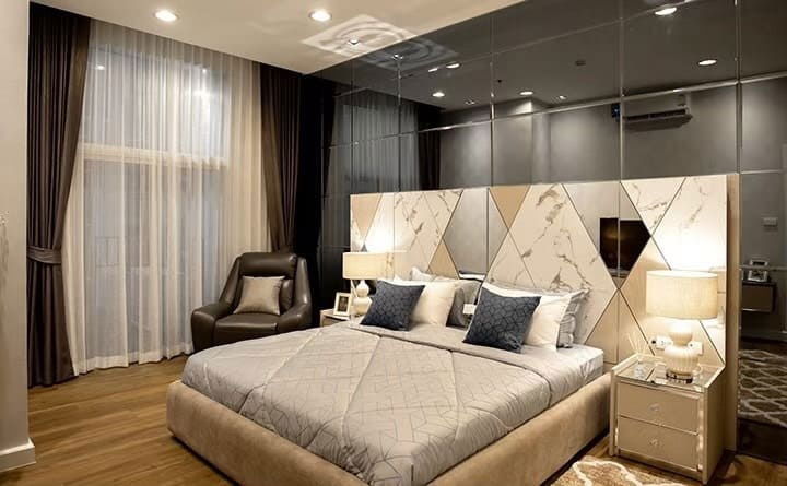 For rent Belle Grand Rama 9, High floor, Near MRT Rama9, LH-RW3427