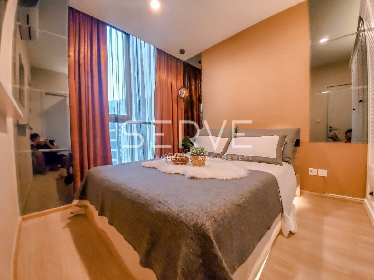 Nice Room & Good view 1 Bed High Fl. 25+ Close to MRT Thailand Cultural Centre 80 m. / Condo For Rent Noble Revolve Ratchada 1