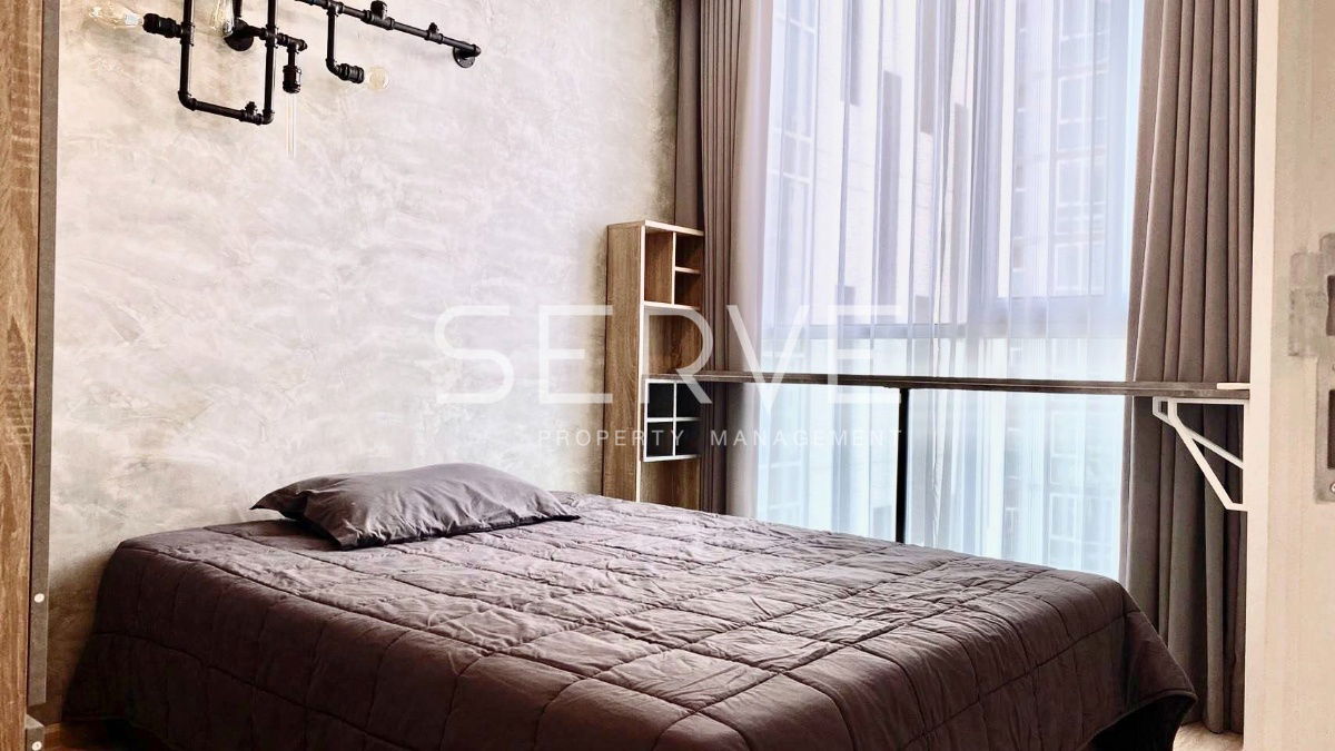 Newly Room 1 Bed 1 Bath 25.9 Sq.m. High fl. 20+  Good Location Next to MRT Thailand Cultural Centre 80 m. / Condo For Rent Noble Revolve Ratchada 1