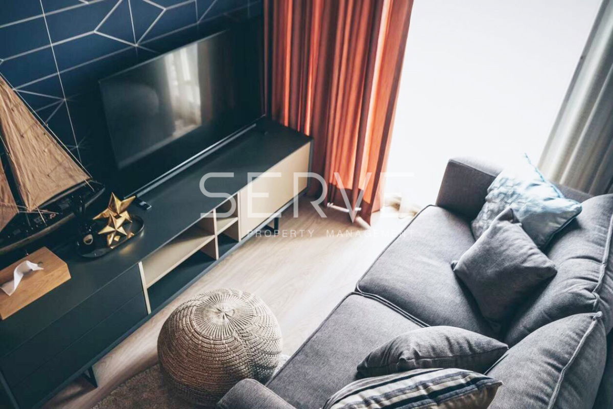 🔥1 Bed 1 Bath Nice Room Good Location Next to MRT Thailand Cultural Centre 80 m. at Noble Revolve Ratchada 2 Condo / For Rent