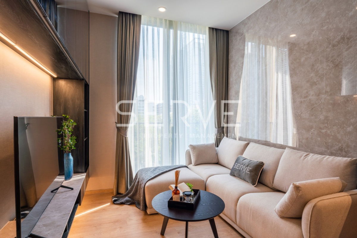 🔥Modern Style 2 Beds Corner Unit New Condo Close to BTS Asok & MRT Sukhumvit 550 m. at Noble BE19 Condo / Condo For Rent