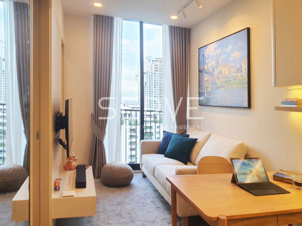 🔥1 Bed Nice Room High Fl. 15+ High Rise Luxury Condominium Close to BTS Phrom Phong 450 m. at Noble STATE 39 Condo/ For Rent