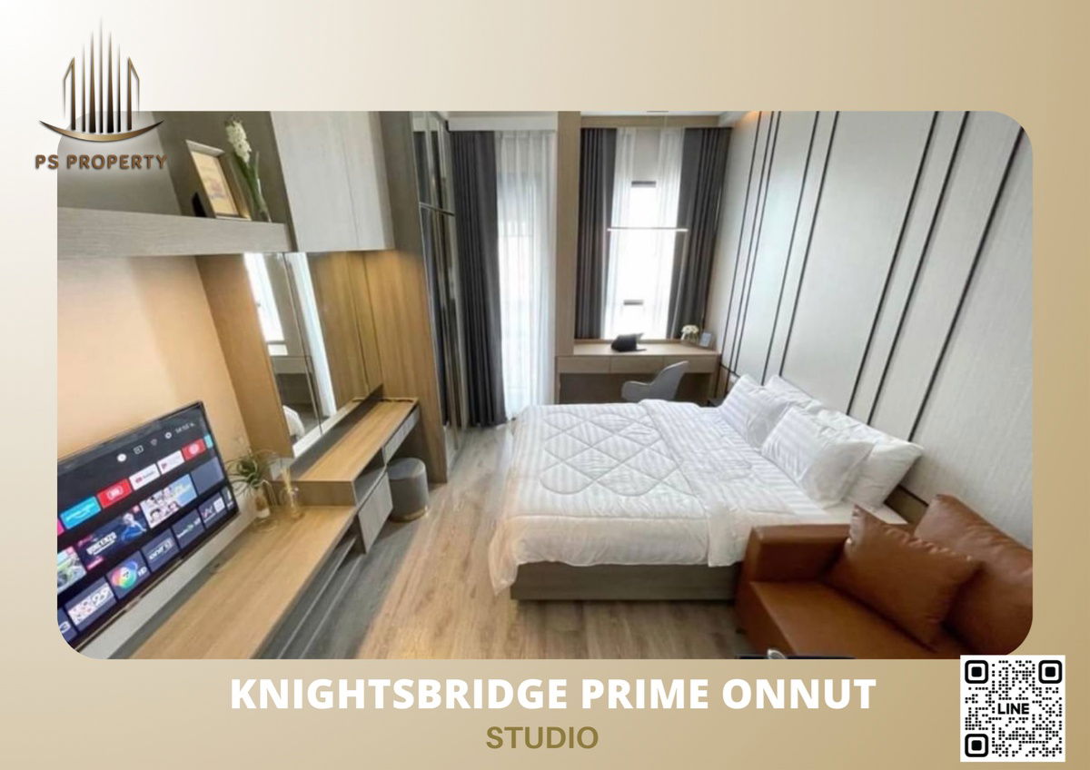 For rent ✨ Knightsbridge Prime Onnut ✨ Beautiful view, new furniture. Complete with electrical appliances