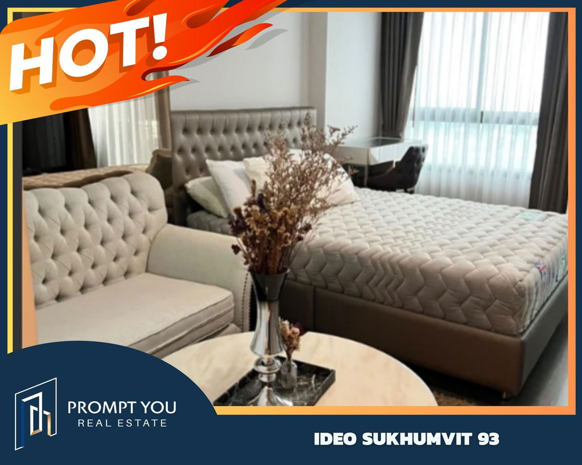 🔥IDEO Sukhumvit 93🔥 Nicely decorated, high floor, ready to move in // Ask more info Line Official: @Promptyou11