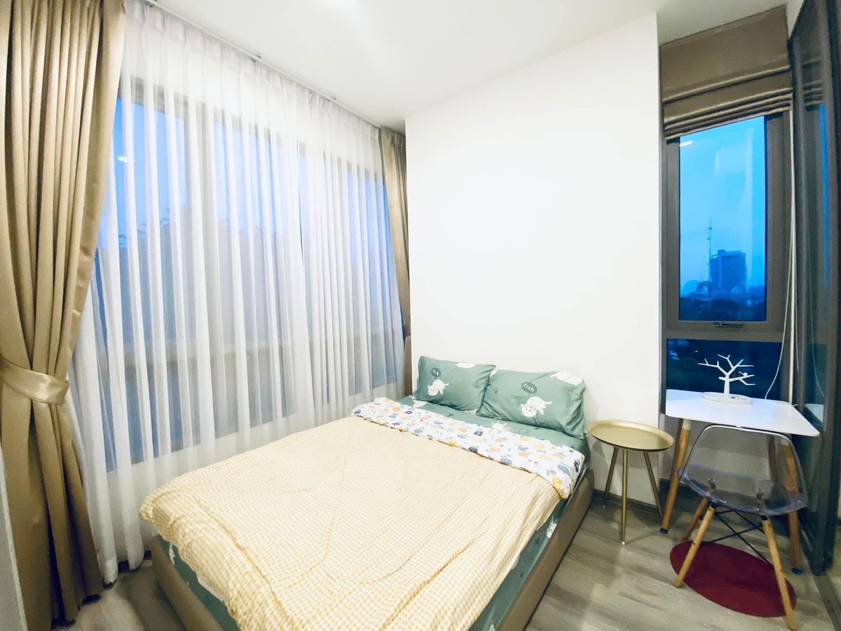 T1455 Condo for rent Miti Chiva Kaset Station, beautiful room, fully furnished, has washing machine, special price.