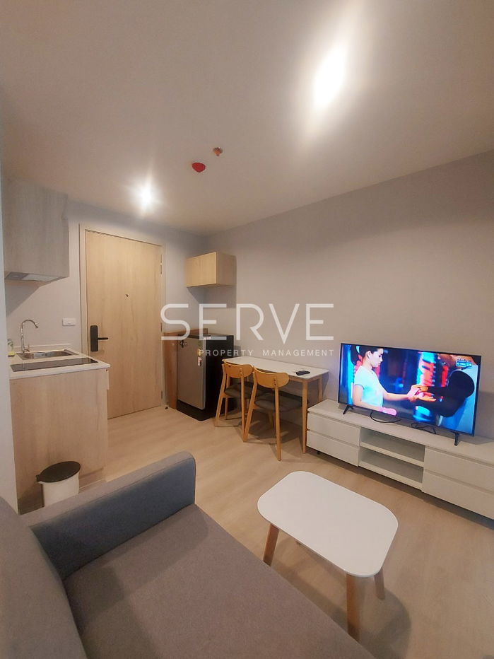 Studio High Fl. 10+ Fully furnished with Electric stove, Hood Good Location Next to MRT Si La Salle at Nue Noble Srinakarin Lasalle Condo / For Rent