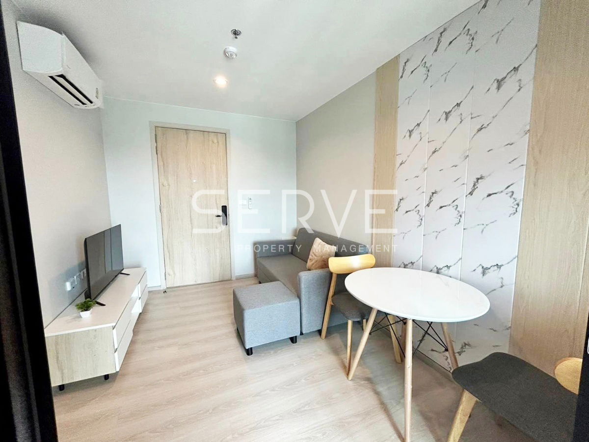 1 Bed 30.48 sq.m. Closed Kitchen Good Location Next to MRT Si La Salle Station at Nue Noble Srinakarin Lasalle Condo / For Rent