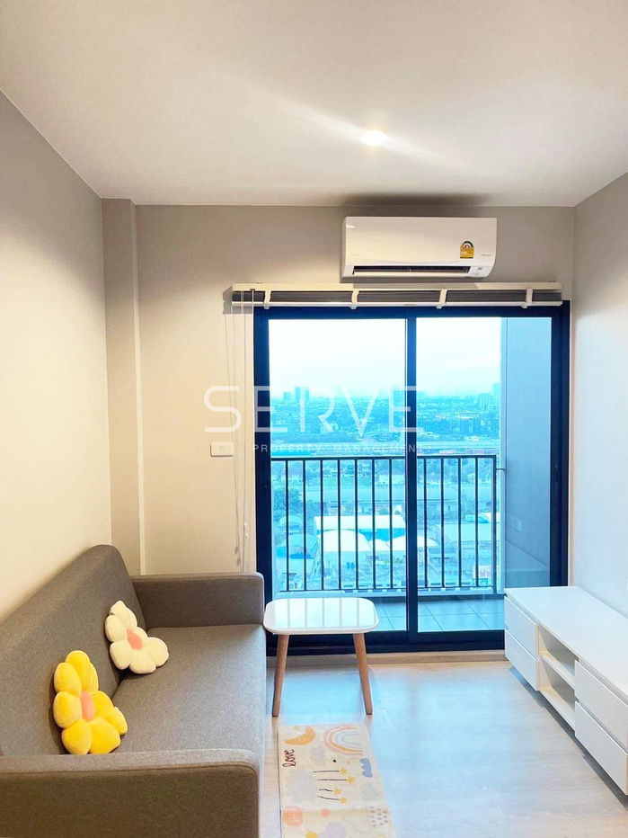1 Bed High Fl. 20+ New Condo in Srinakarin Area Close to Premier place, Makro at Nue Noble Srinakarin Lasalle Condo / For Rent