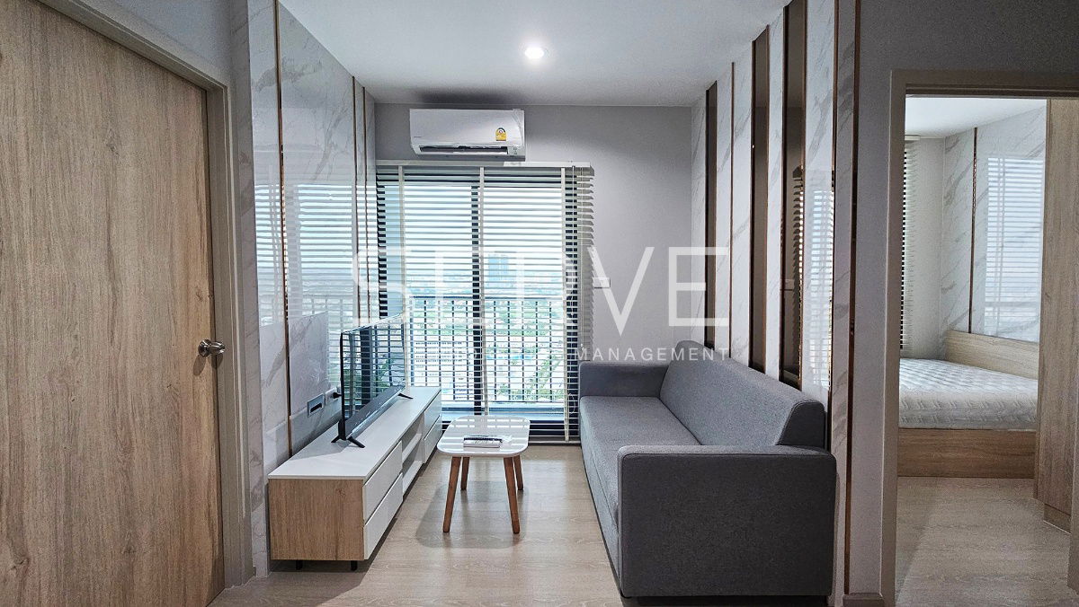 2 Beds 1 Bath Super High Fl. 35+ Nice View & Good Location Next to MRT Si La Salle at  Nue Noble Srinakarin Lasalle Condo / For Rent