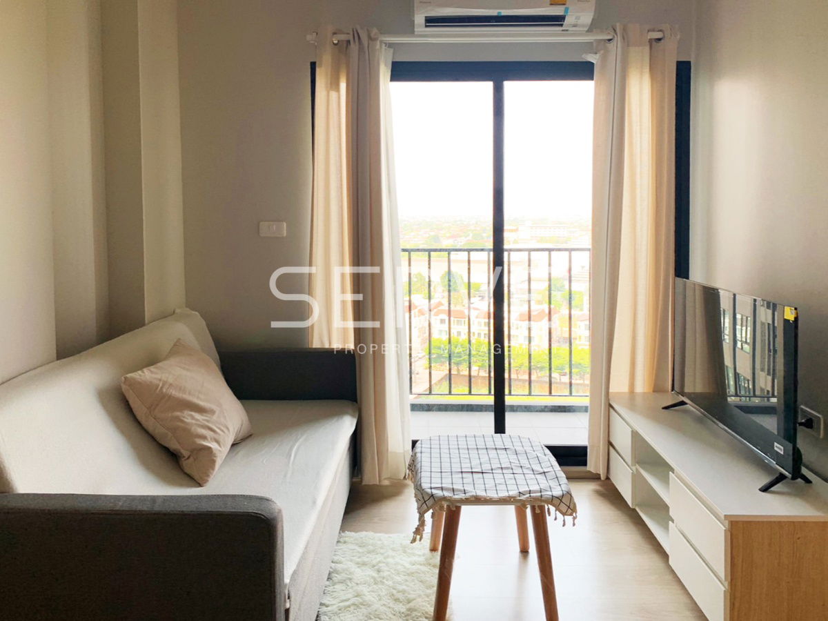 🔥1 Bed 26.23 sq.m. New Condo Good Location Next to MRT Si La Salle Station at Nue Noble Srinakarin Lasalle Condo  / For Rent