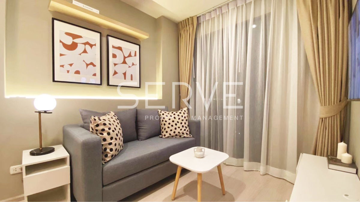 1 Bed Homey Style High Fl. 15+ New Condo Good Location 20 Steps From MRT Sirat at Nue Noble Chaengwattana Condo / For Rent