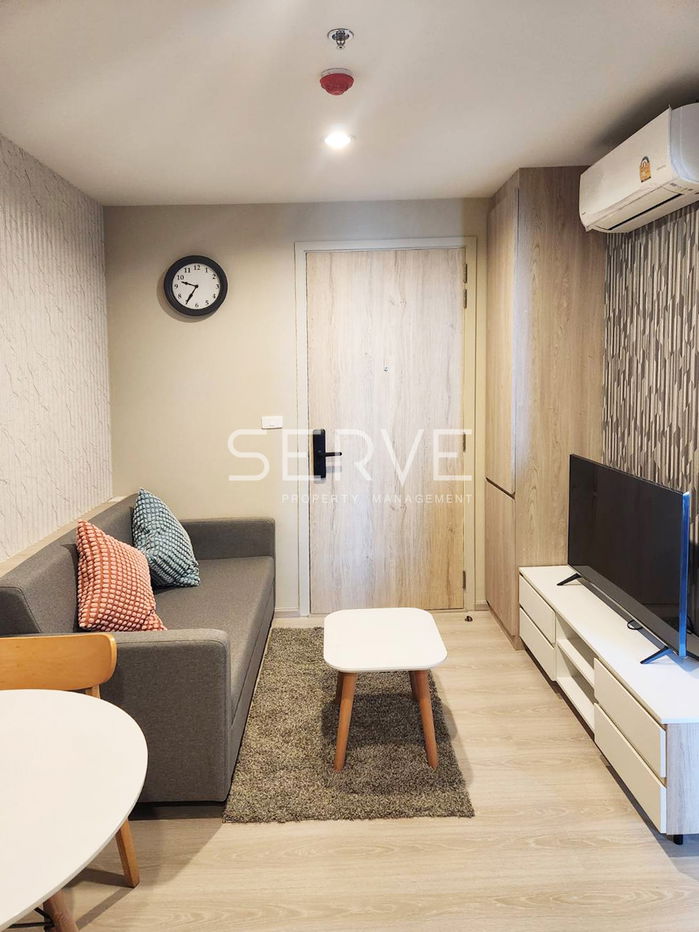 1 Bed Nice Room High Fl. 20+ Good Location Next to MRT Si La Salle Station, Makro at Nue Noble Srinakarin Lasalle Condo / For Rent