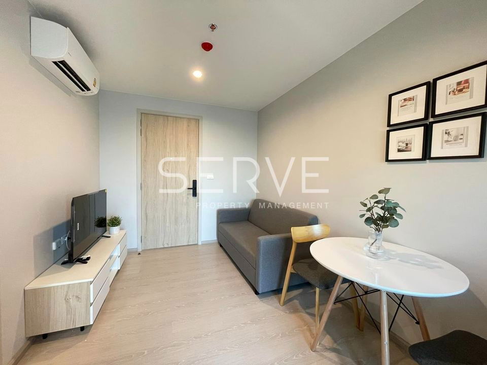 1 Bed Super High Fl. 30+ Good View & Good Location Next to MRT Si La Salle Station at Nue Noble Srinakarin Lasalle Condo / For Rent