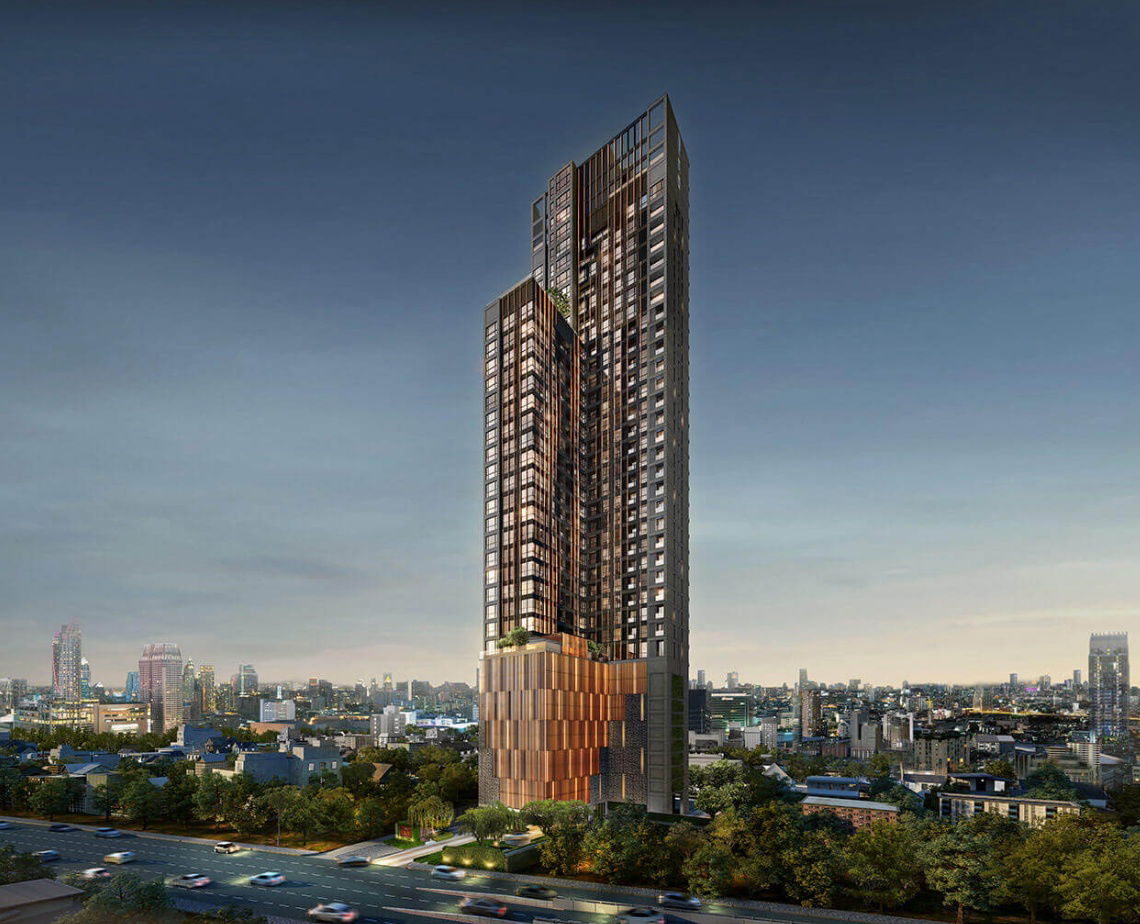 2 Beds 2 Baths Nice Room Good Location Close to BTS Ratchathewi 220 m. at The Line Ratchathewi / For Rent